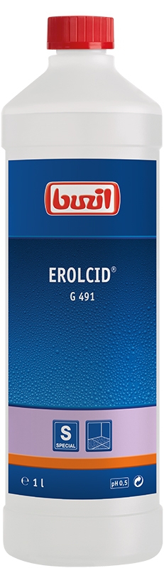EROLCID G491 Rūgštinis, intensyvus mikroporinių paviršių valiklis kalkėms, rūdims, cementui
